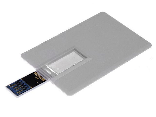 USB 3.0- флешка на 64 Гб в виде визитки, с раскладным чипом