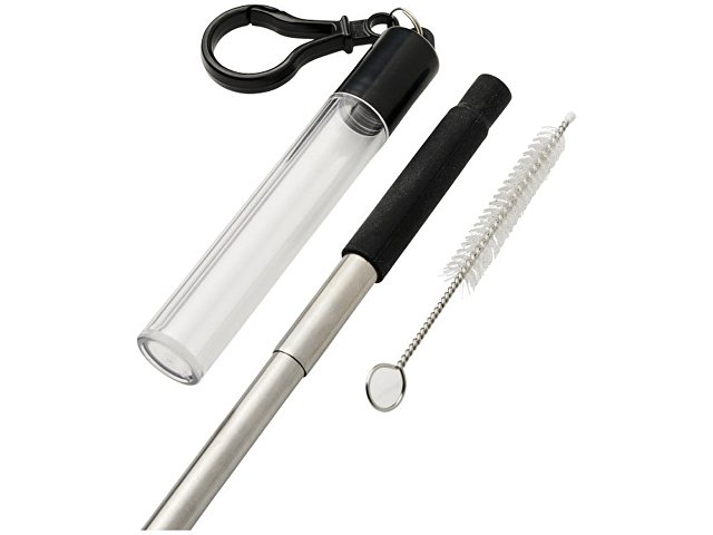 Соломинка многоразовая с брелоком «Zeya»