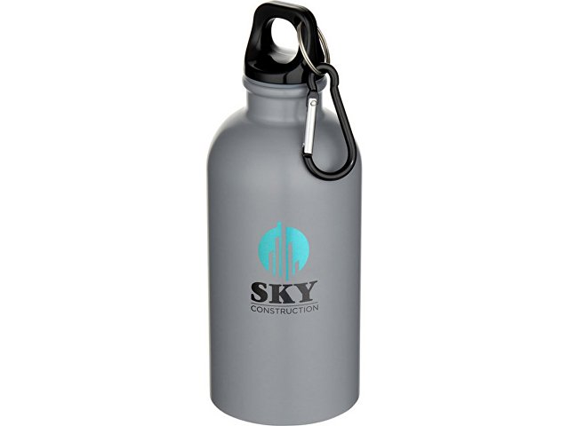 Бутылка для воды «Oregon», переработанная сталь, 400 мл