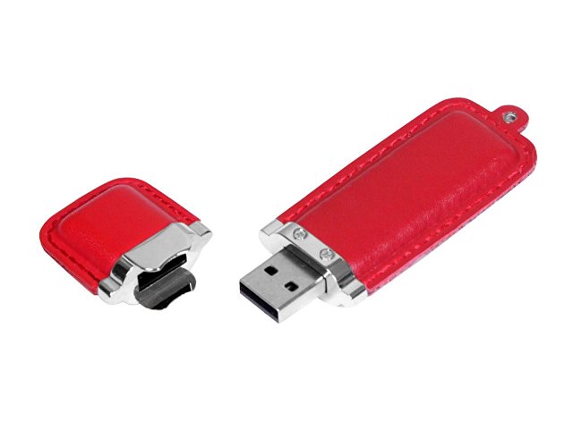 USB 2.0- флешка на 8 Гб классической прямоугольной формы