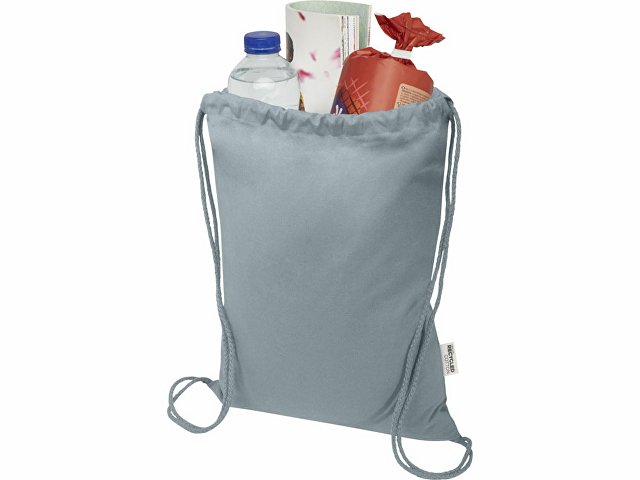 Рюкзак-мешок «Орегон Блэнд» из переработанного хлопка 140 г/м2