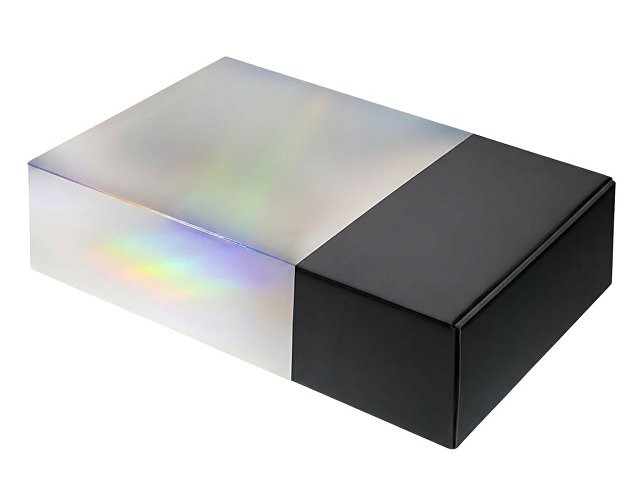 Подарочная коробка с голографическим шубером «Aurora», L