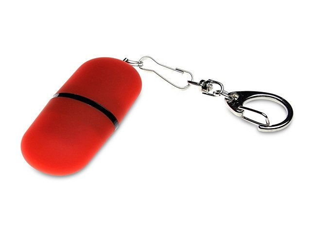 USB 2.0- флешка «Goutte Soft-touch» на 4 Гб каплевидной формы