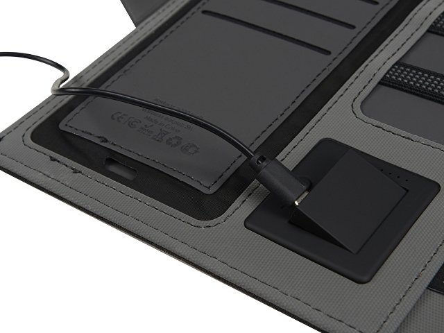 Органайзер с беспроводной зарядкой «Powernote», 5000 mAh