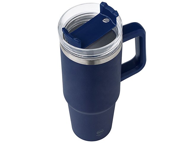 Термокружка KRANSTON с трубочкой и поворотной крышкой, 850 мл