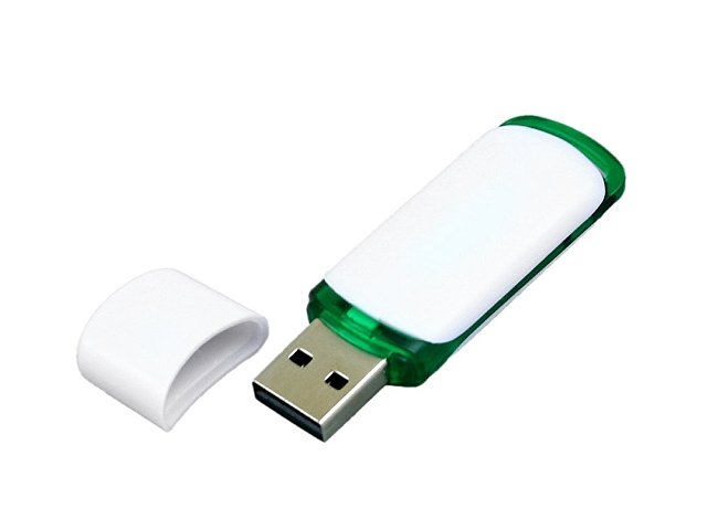 USB 2.0- флешка на 16 Гб с цветными вставками