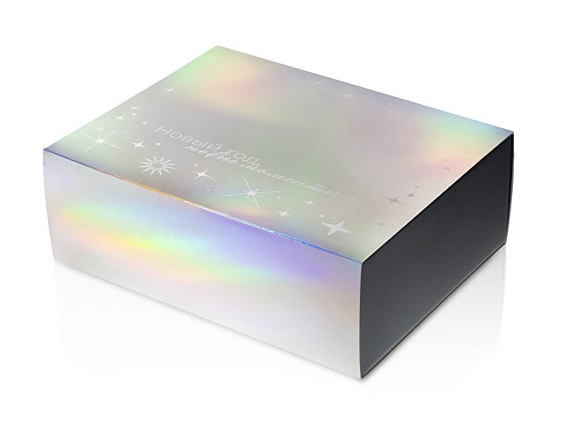 Подарочная коробка с голографическим шубером «Aurora», XL