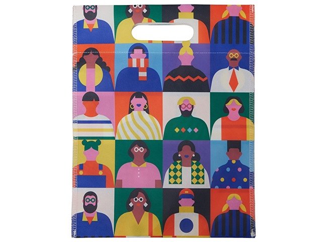 Сумка для выставок из нетканого материала PET с возможностью полноцветной печати