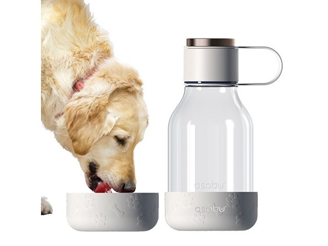 Бутылка для воды 2-в-1 «Dog Bowl Bottle» со съемной миской для питомцев, 1500 мл