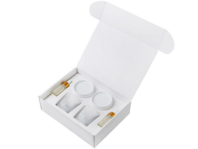 Набор для создания 2-х ароматических свечей: амбра и табак/маракуйя, сандал и пачули