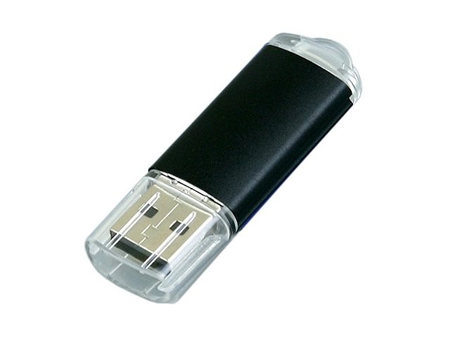 USB 2.0- флешка на 16 Гб с прозрачным колпачком