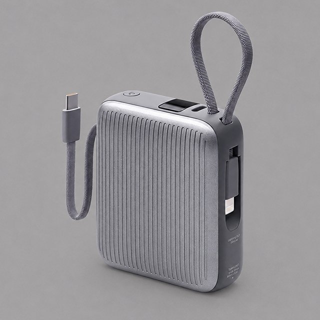 Внешний АКБ NRG Turbo Cable 10000 mAh, 22,5Вт