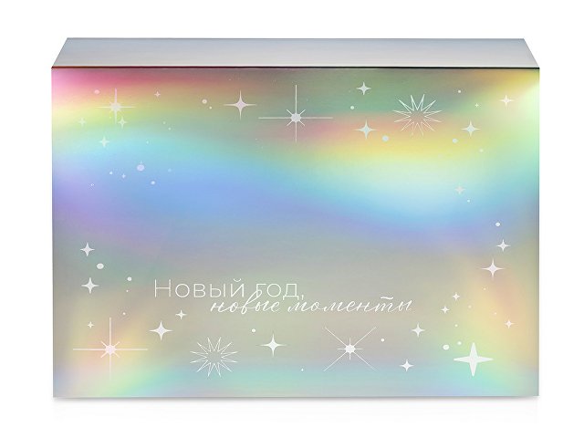 Подарочная коробка с голографическим шубером «Aurora», XL