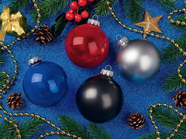  Стеклянный елочный шар «Frozi»