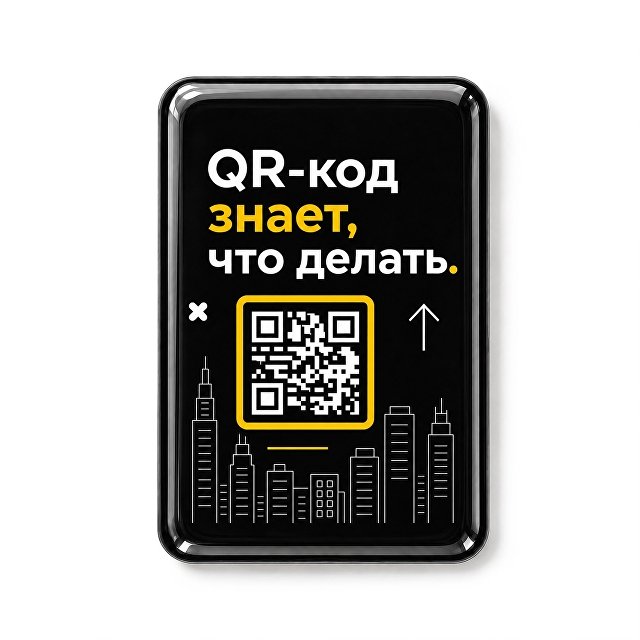 Объемный стикер из эпоксидной смолы для прикассовой зоны вертикальный