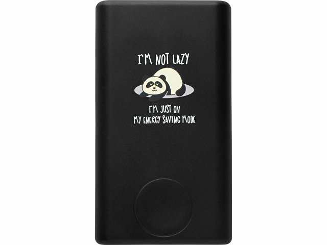 Внешний беспроводной аккумулятор 2-в-1 с функцией зарядки Apple Watch, QC/PD «AtomIQ», 10000 мАч с тампопечатью