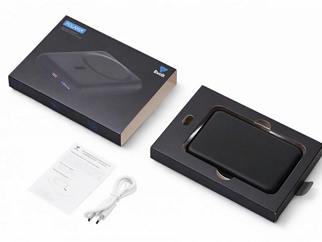 Магнитный внешний беспроводной аккумулятор «Polarix», QC/PD, 10000 мАч