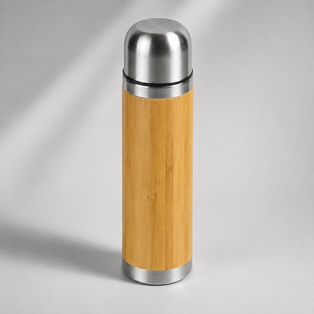 Вакуумный термос из бамбука «Ямал Bamboo»