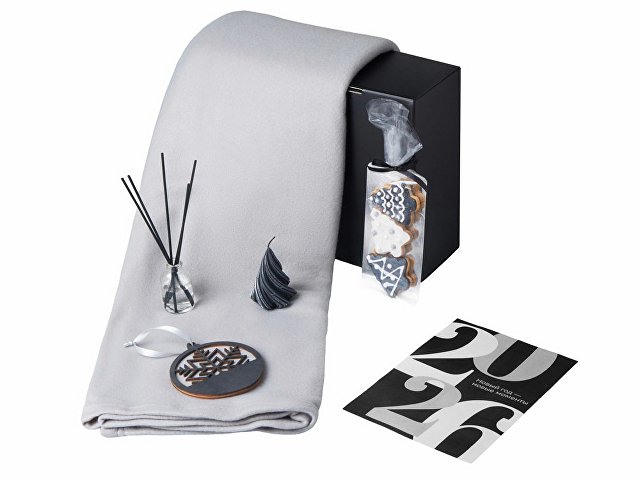 Подарочный набор «Re:Home» с пледом, свечой и диффузором