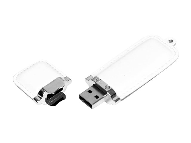 USB 2.0- флешка на 64 Гб классической прямоугольной формы