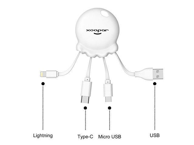 Внешний аккумулятор «Octopus Booster», 1000 mAh