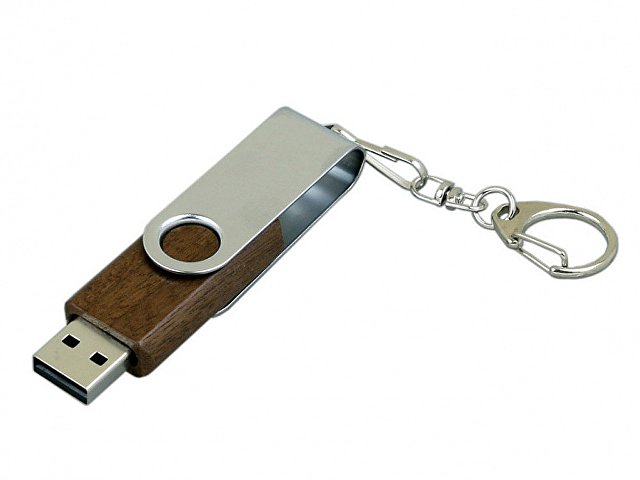 USB 2.0- флешка промо на 8 Гб с поворотным механизмом