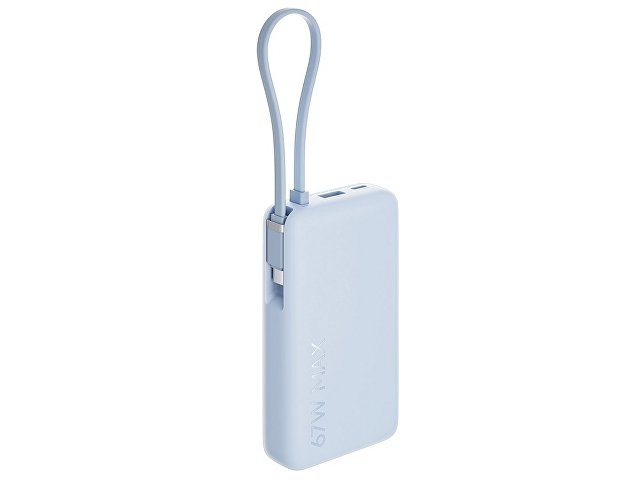 Внешний аккумулятор со встроенным кабелем Xiaomi 67W Power Bank (Integrated Cable), 10000 мАч