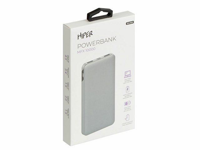 Портативный внешний аккумулятор «MFX», 10000 mAh