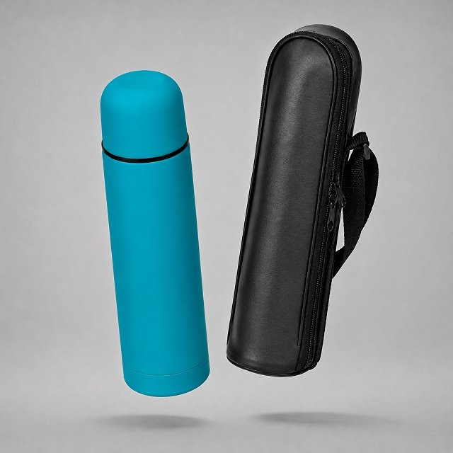 Термос «Ямал Soft Touch» с чехлом