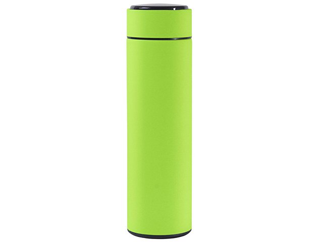 Термос FAMILY MARK LED, индикатор, soft touch