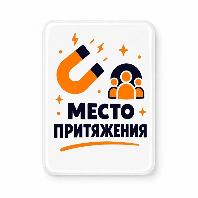 Объемный стикер из эпоксидной смолы на дверь
