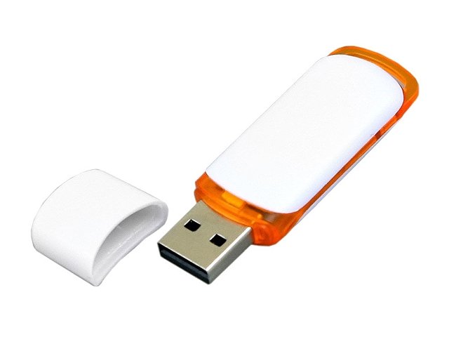 USB 2.0- флешка на 16 Гб с цветными вставками