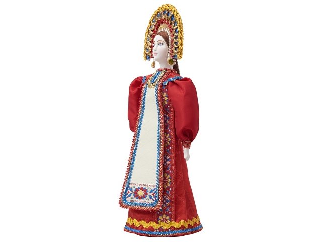 Подарочный набор: кукла фарфоровая, крем-мёд с лаймом и имбирем