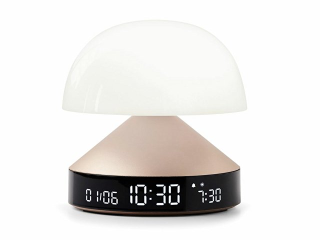 Светильник с часами и световым будильником Mina Sunrise