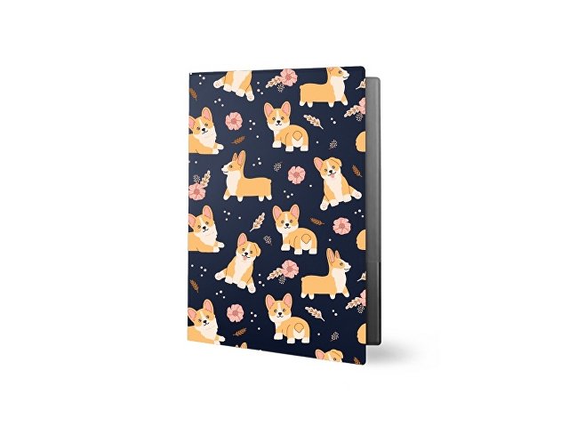 Папка для документов с возможностью полноцветной УФ-печати, софт-тач