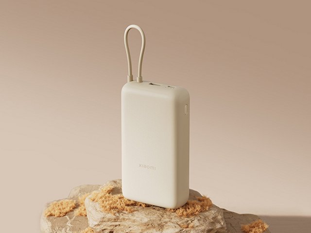 Внешний аккумулятор со встроенным кабелем Xiaomi 33W Power Bank (Integrated Cable), 20000 мАч
