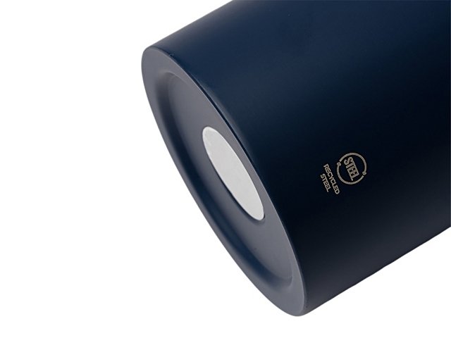 Бутылка «Лювак» из переработанной нержавеющей стали с карабином, 500 мл