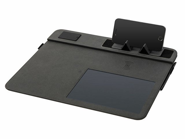 Многофункциональный коврик для мыши «Multi Pad» с беспроводной зарядкой и LCD экраном, 10 Вт