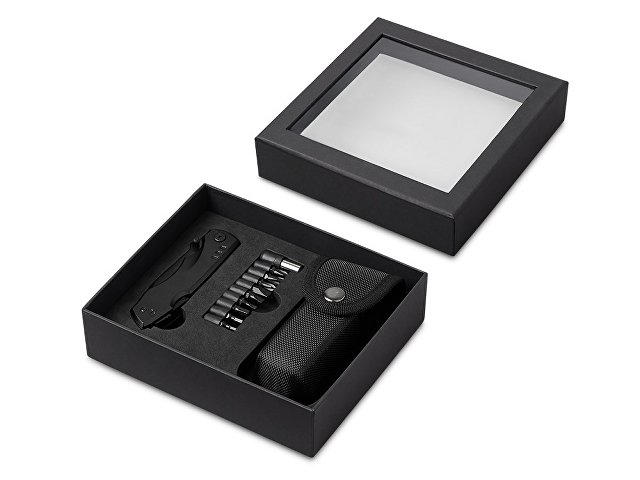 Универсальный мультитул с битами в подарочной упаковке с окном «Шэйп»