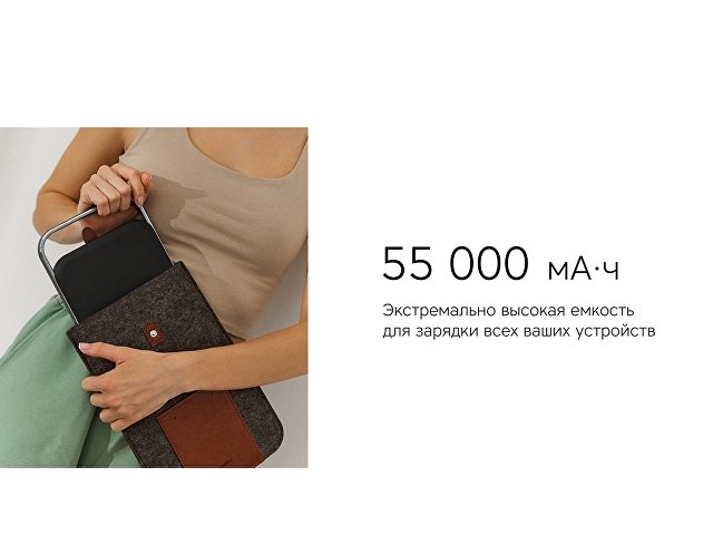 Внешний аккумулятор «NEO PRO Saturn» для ноутбуков с QC/PD, 55000 mAh