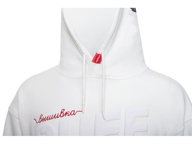 Худи оверсайз «Alpha.01» унисекс, с миксом видов нанесения