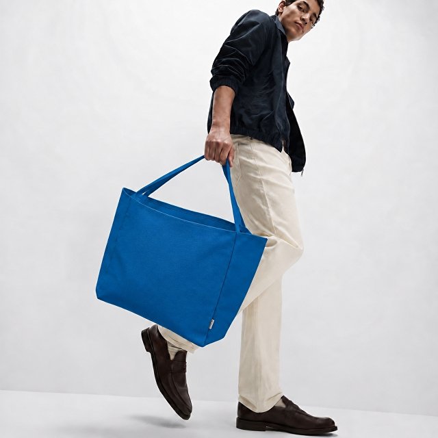 Шоппер-оверсайз «Grossbag» из переработанного хлопка, 340 г/м2