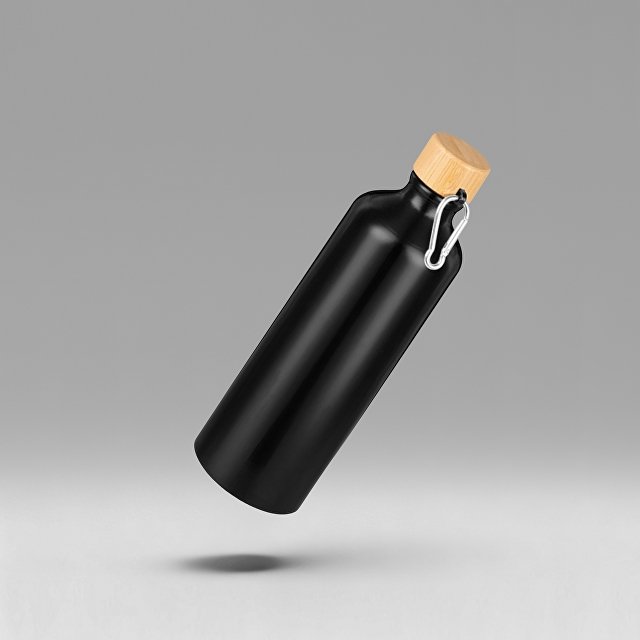Бутылка «Hip M Bamboo» с карабином, 770 мл