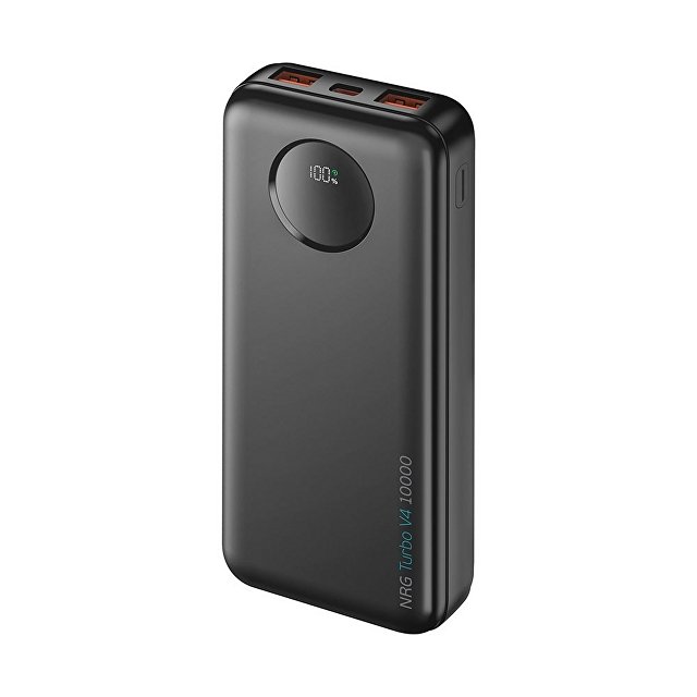 Внешний АКБ NRG Turbo V4 10000 мА-ч, дисплей