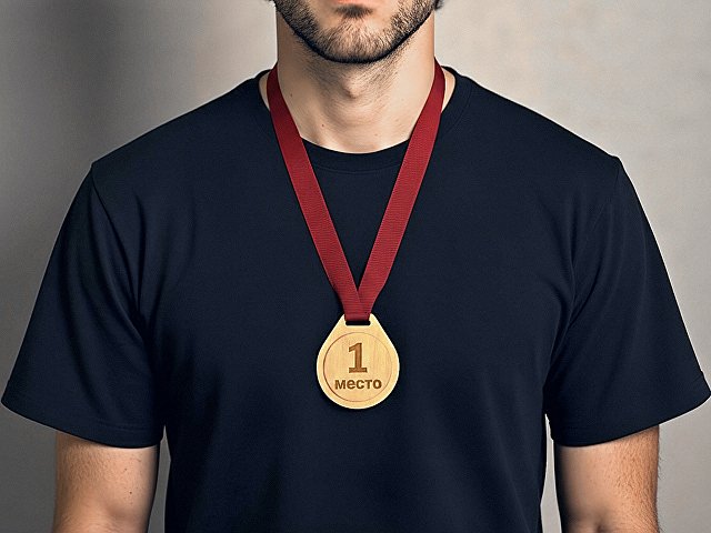 Медаль из бука «Round»