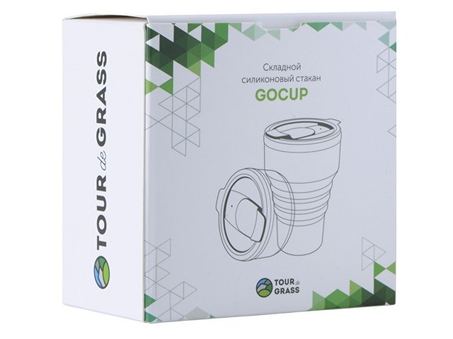 Силиконовый складной стакан «GoCup»