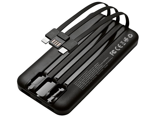 Подарочный набор «Tesla» с блокнотом А5, ручкой и пауэрбенком на 10 000 mAh