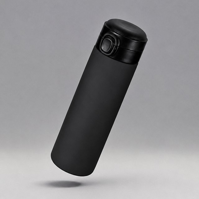 Вакуумная термокружка c кнопкой «Guard», soft-touch, 400 мл