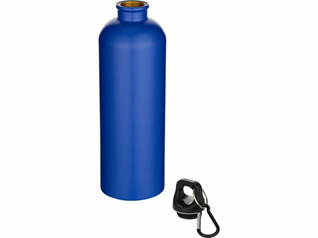 Бутылка для воды с карабином «Орегон», нержавеющая сталь, 750 мл