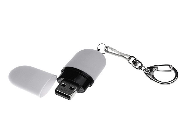 USB 3.0- флешка «Goutte Soft-touch» на 64 Гб каплевидной формы